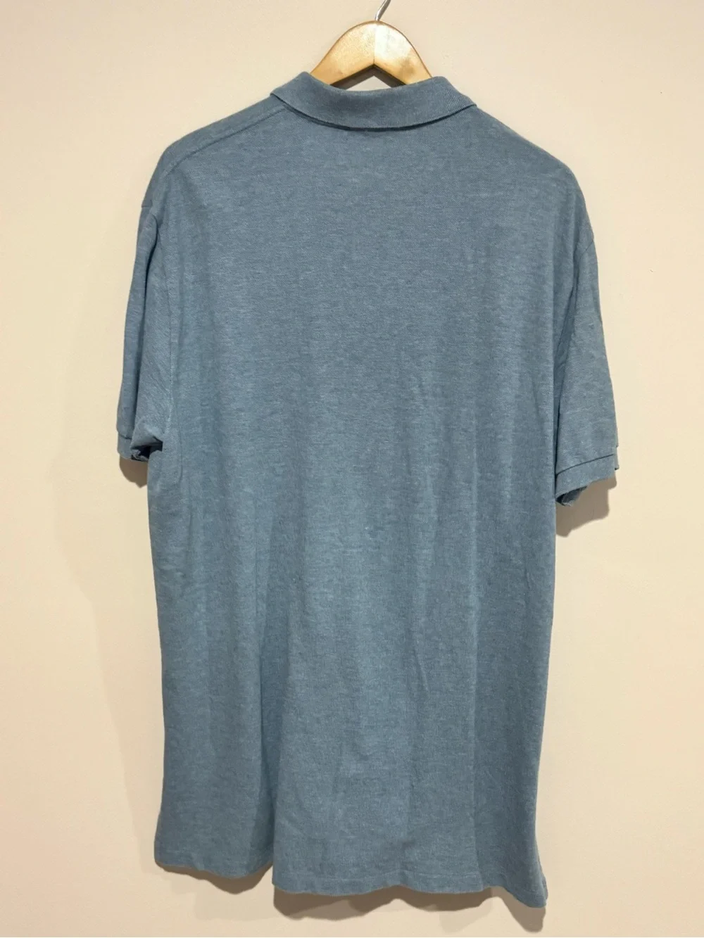Polo By Ralph Lauren Polo Shirt Mens Large Blue Cotton Pony Logo Short Sleeve